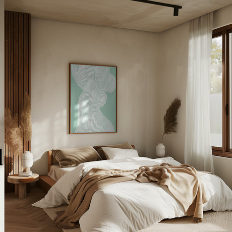 Fibers No 1 (mint) Poster och Canvastavla
