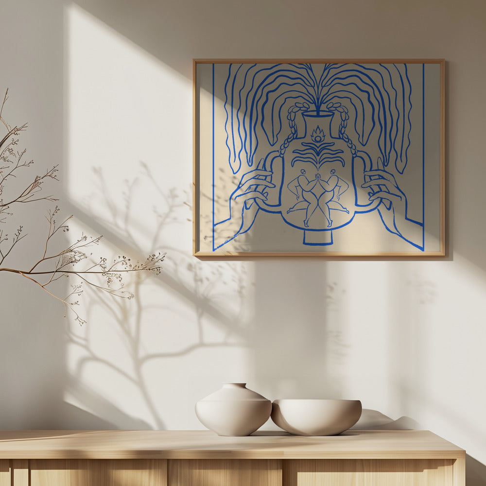 Vessel Collection : We Meet Again (LineArt) Poster och Canvastavla