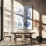 11x14 Shell Collage Poster och Canvastavla