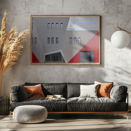 Many oblique shapes Poster och Canvastavla
