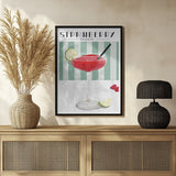 Strawberry Daiquiri Poster och Canvastavla