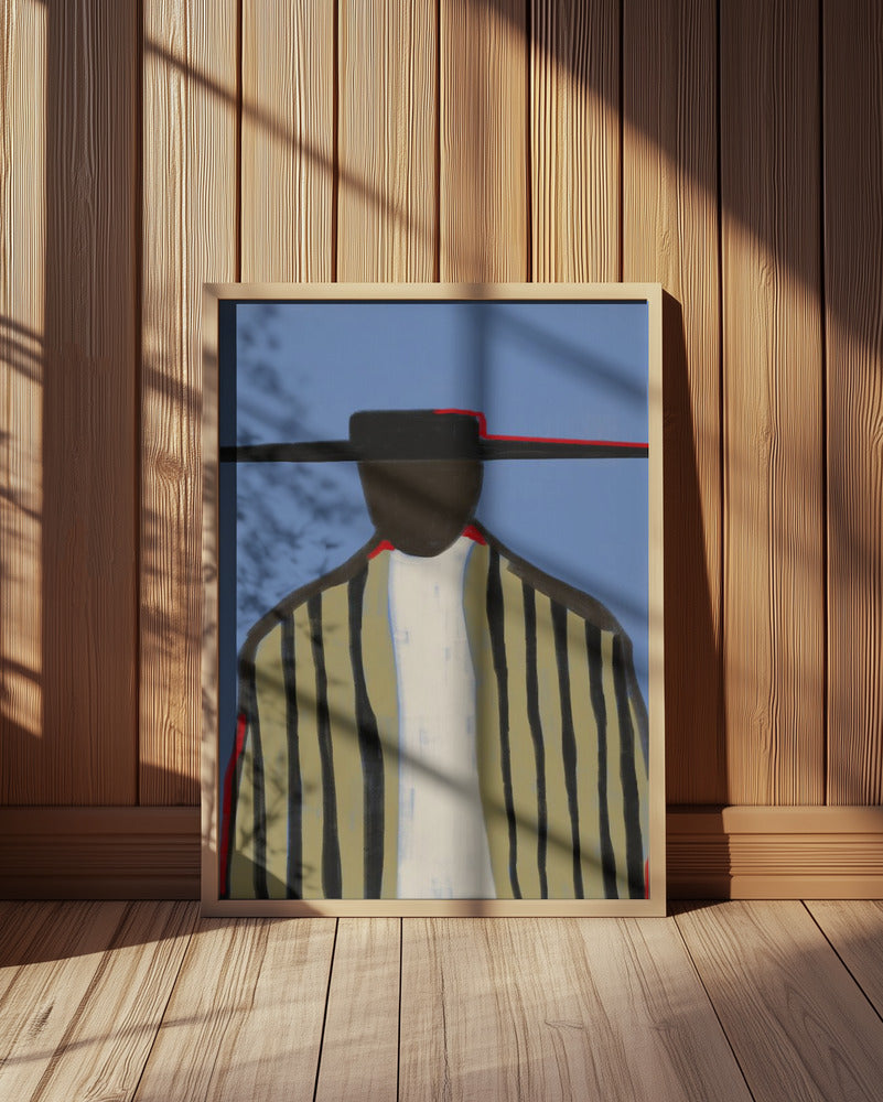 Bold Hat and Stripes New Mexico Style Poster och Canvastavla