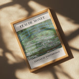 Japanese Footbridge 1899 Poster och Canvastavla