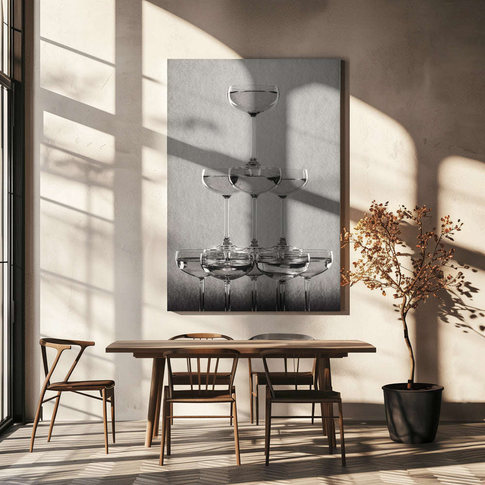 Champagne tower_9 Poster och Canvastavla