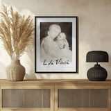 Madonna and Child Poster och Canvastavla