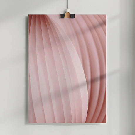 Peach Pink Poster och Canvastavla