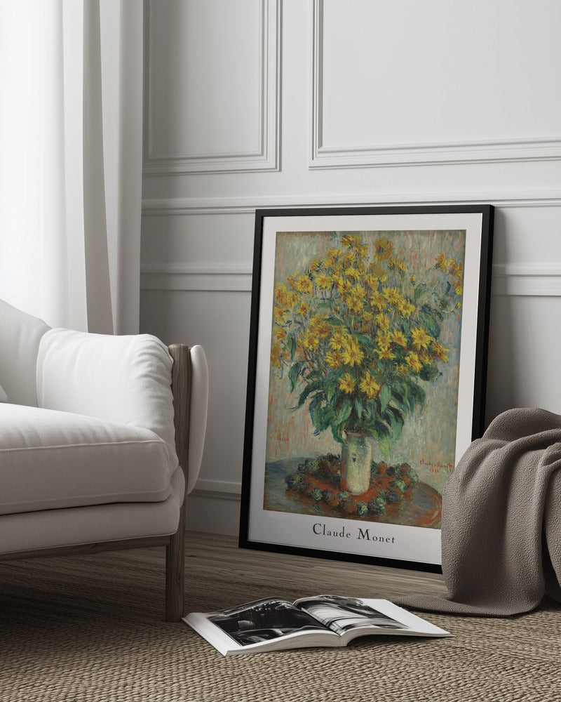 Jerusalem Artichoke Flowers Poster och Canvastavla