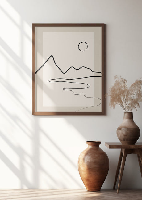3x4 Aspectratiolineart2 Poster och Canvastavla