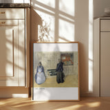 Carl Larsson, Mother and Daughter, 1903, Watercolour 1 Poster och Canvastavla