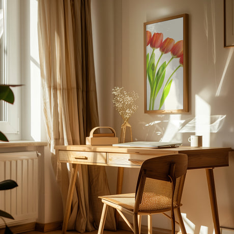 five tulips Poster och Canvastavla