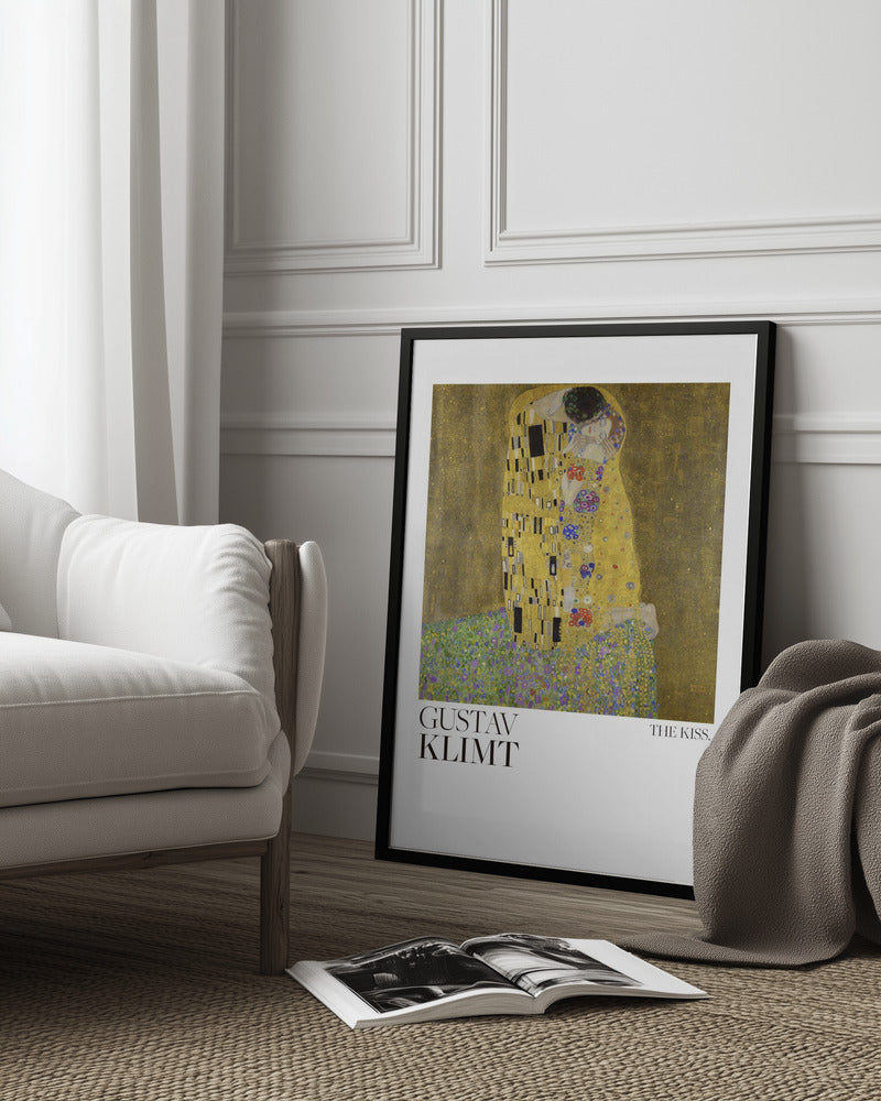 The Kiss (1907–1908) Poster Poster och Canvastavla