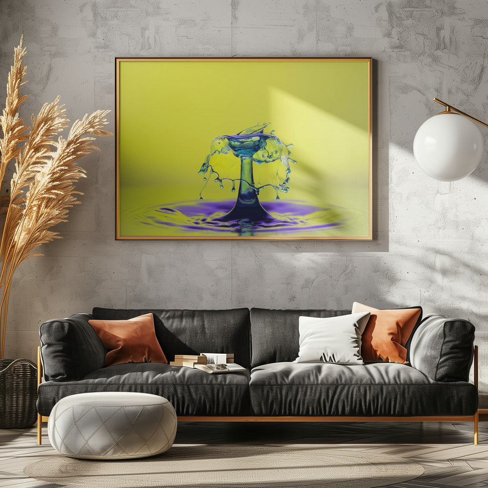 Dancing Drops Poster och Canvastavla