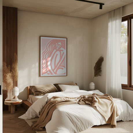 The Silence (Peach) Poster och Canvastavla