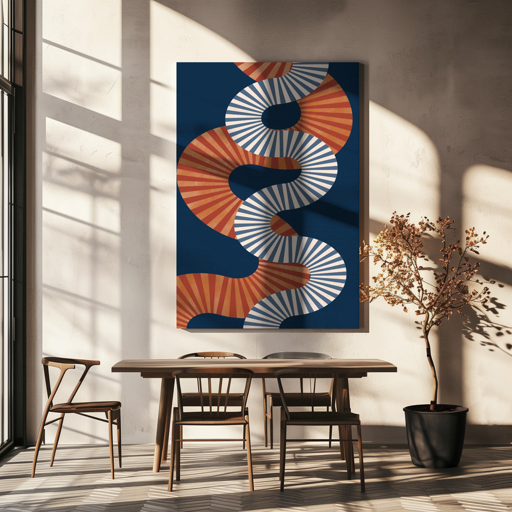 3x4 Aspectratiobluerust44 Poster och Canvastavla
