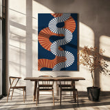 3x4 Aspectratiobluerust44 Poster och Canvastavla