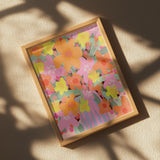 Neon Bouquet Poster och Canvastavla