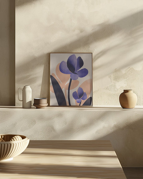 Purple Beauty No 2 Poster och Canvastavla