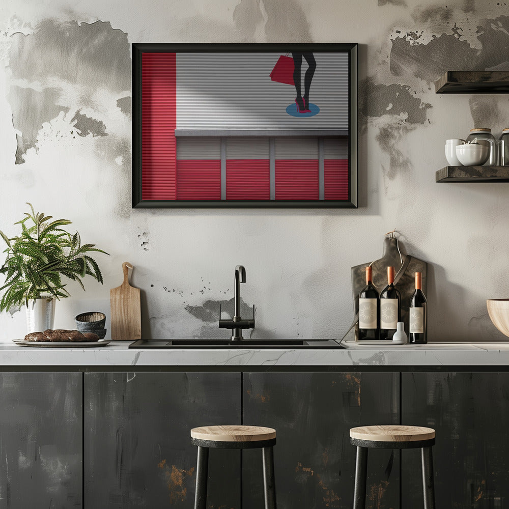 Shopping Poster och Canvastavla