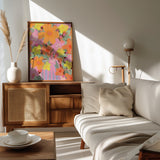 Neon Bouquet Poster och Canvastavla