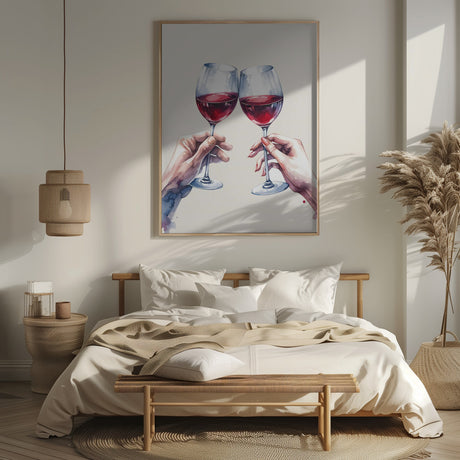 Cheers to us Poster och Canvastavla