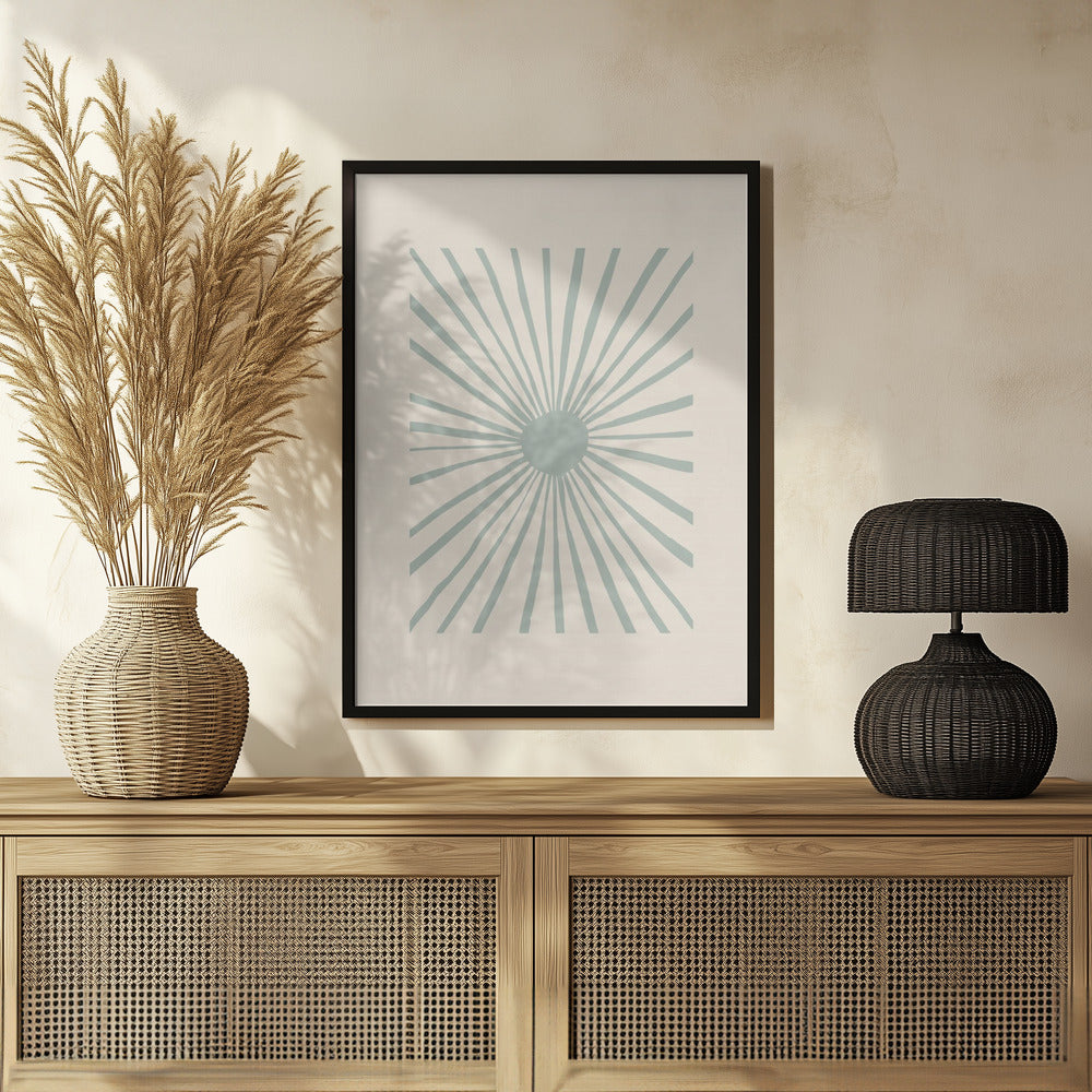 The Sun Grey Poster och Canvastavla