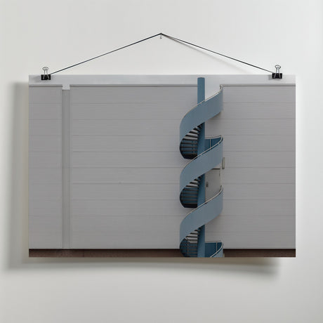 The blue stair Poster och Canvastavla