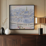 Parisian Rooftop 70x100 Poster och Canvastavla