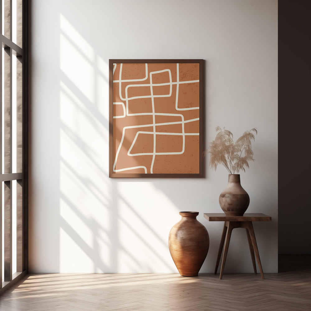 Minimal Line Series #4 Poster och Canvastavla