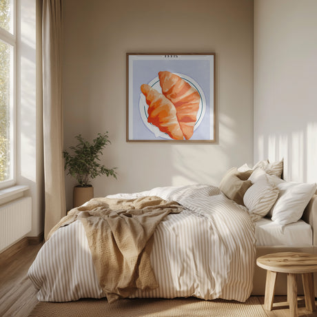 Croissant - Paris Poster och Canvastavla