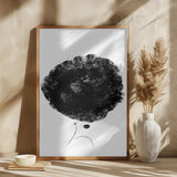 Ballerina Hair Poster och Canvastavla