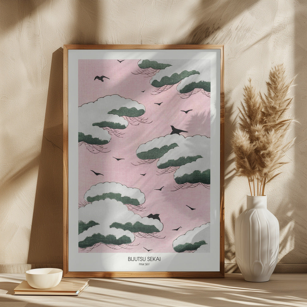 Pink Sky Poster och Canvastavla