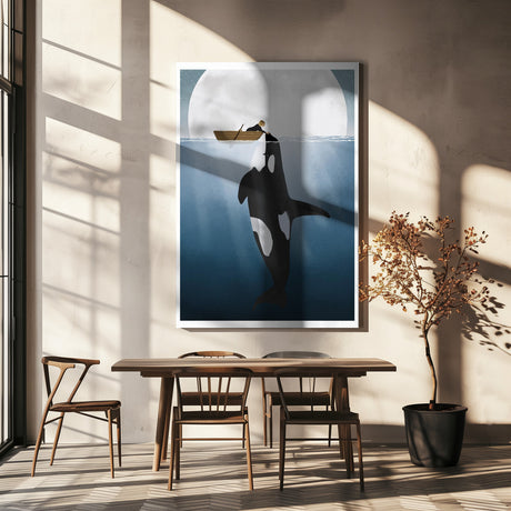 Orca Poster och Canvastavla