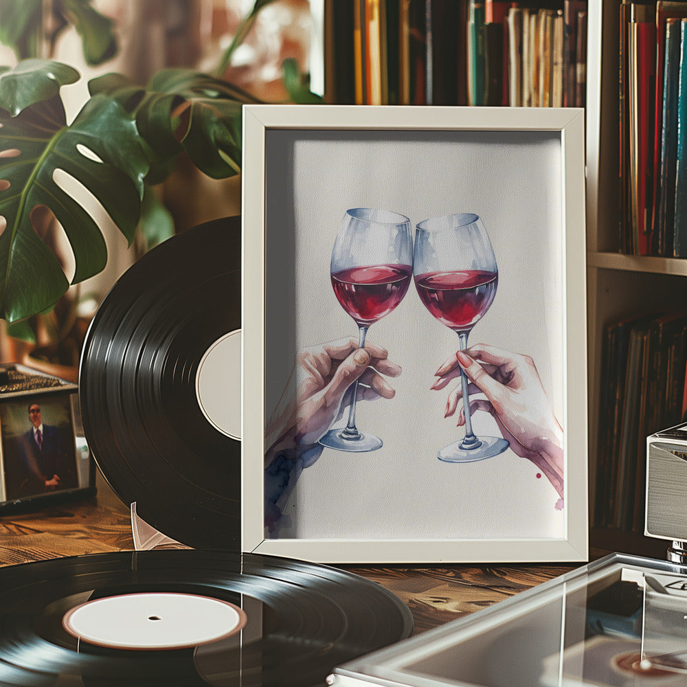 Cheers to us Poster och Canvastavla