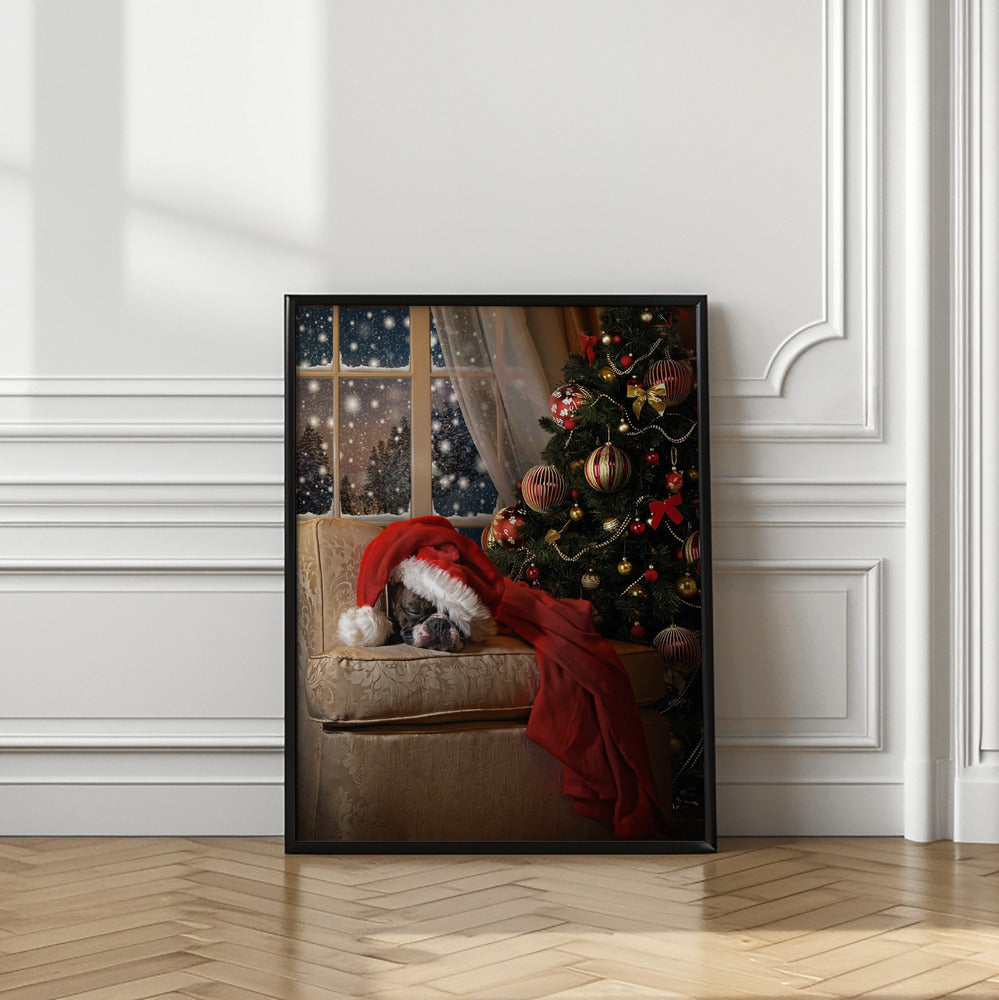 Waiting for Santa Poster och Canvastavla