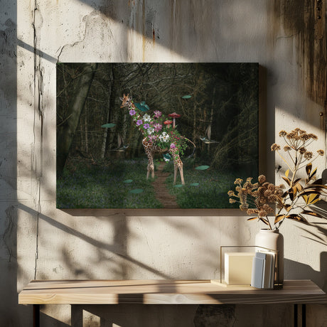 Giraffe Poster och Canvastavla