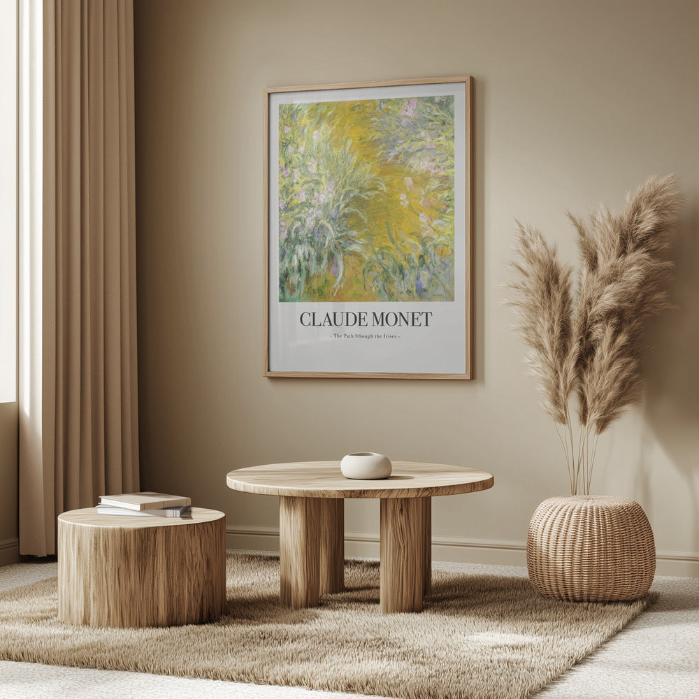 The Path Through The Irises Poster och Canvastavla