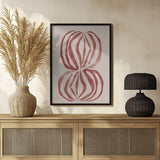 New Vase Line Art Poster och Canvastavla