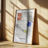 Study for a Composition Poster och Canvastavla