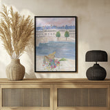 Picnic At the Seine 70x100 Poster och Canvastavla