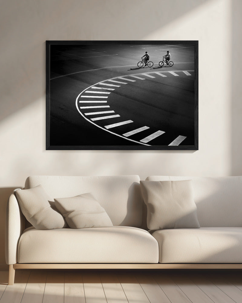 Bicycle track Poster och Canvastavla