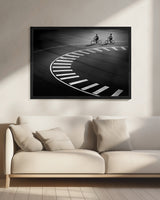 Bicycle track Poster och Canvastavla