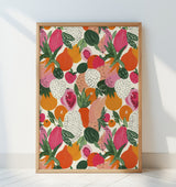 Freshfruitspattern Poster och Canvastavla