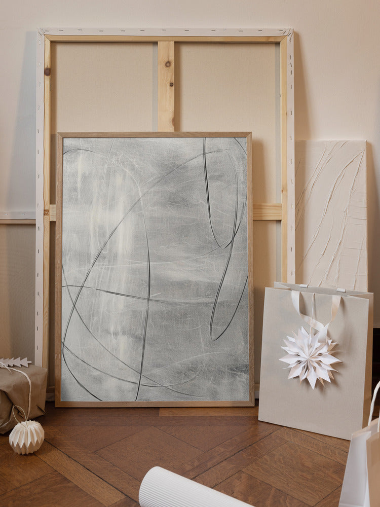 Gray context I Poster och Canvastavla