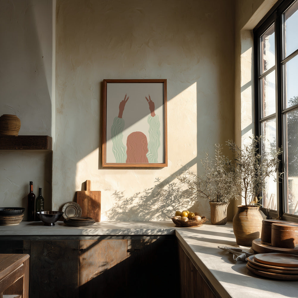 Peace Poster och Canvastavla