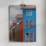 Colour row Poster och Canvastavla