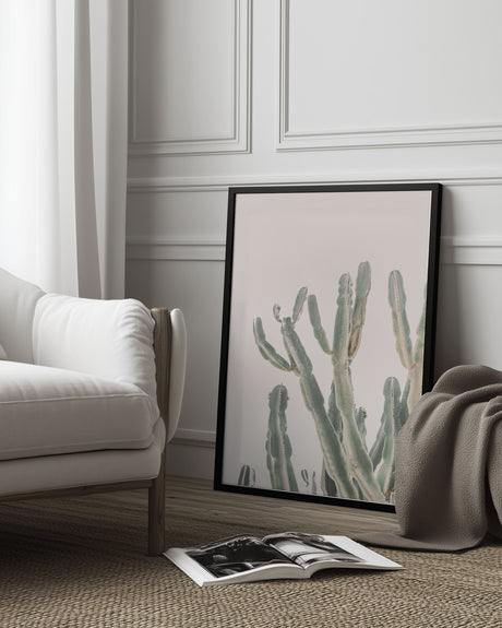 Sunrise Cactus Poster och Canvastavla