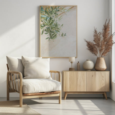 Olive Tree Leaves Poster och Canvastavla