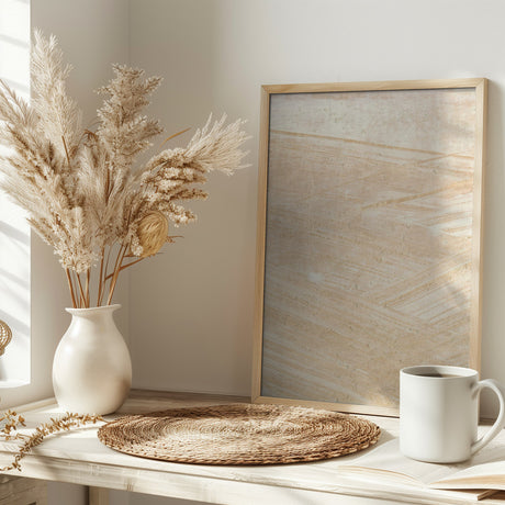 Abstract desert structure mural Poster och Canvastavla