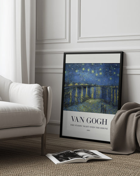 The Starry Night Over The Rhone Poster och Canvastavla