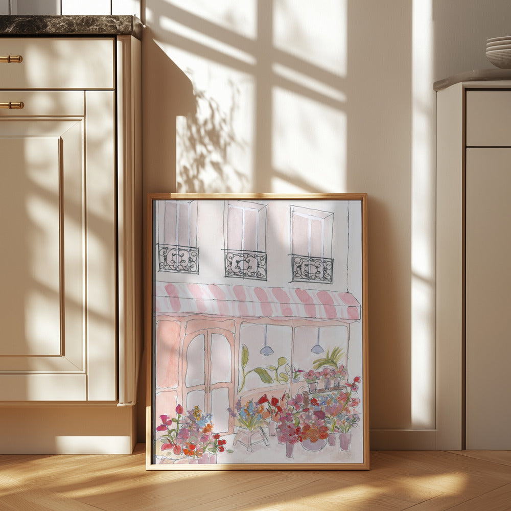 Flower Shop 70x100 Poster och Canvastavla